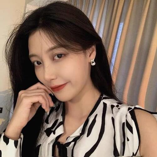 Small Bow-knot Pearl New Style High-end Stud Earrings for Women Piercing Jewelry