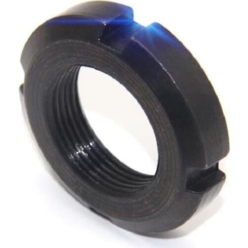 2pcs/lot DIN981 M10 M12 M14 M16 M18 M20 M22 M24 M25 M27 M30 M33 M35 M36 M39 M40 M45 Round Nut Slotted Nut Four Slot Nut GB812