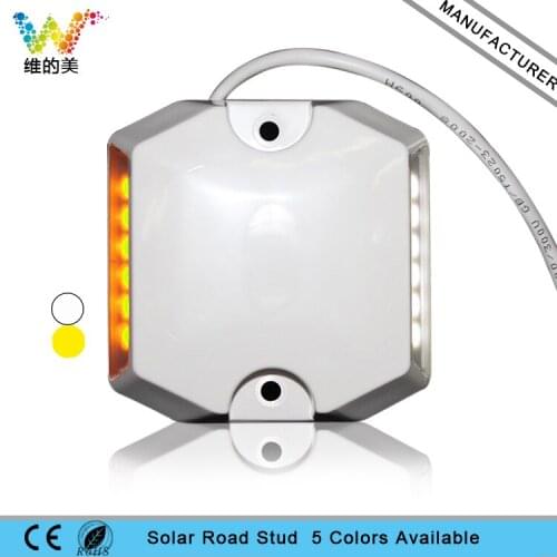 24V Wired Raised Pavement Maker Tunnel Coastal Safety Road Stud Light 2 Color