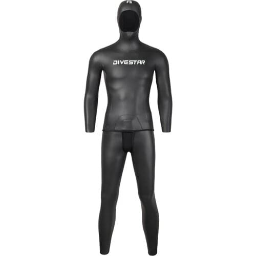 3MM Neoprene Warm Hunting Swim Scuba Diving Bathing Suit Long Sleeve Triathlon Spearfishing Surfing Snorkeling WetSuit Hooded