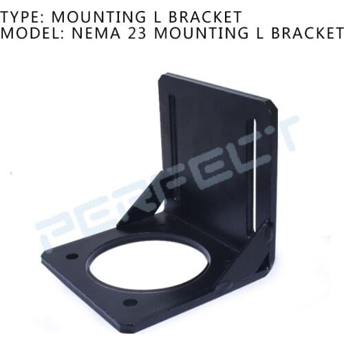 57 Stepper Motor Bracket NEMA 23 Mounting L Bracket Mount 57 series Stepper Motor mounts Nema23 Motor Holder
