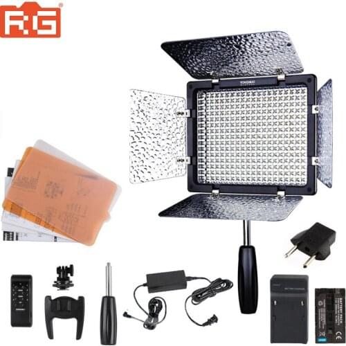 YONGNUO YN300III YN-300III YN300 5500K White LED light for Wedding Photography studio,Optional Battery Kit + AC Adapter+Softbox