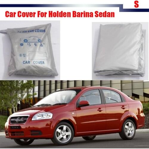 Cawanerl Outdoor Car Cover Sun Shade Rain Snow Resistant Anti UV Cover Dustproof For Holden Barina Sedan