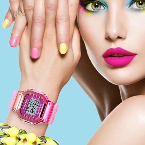 Colorful LEDO Digital Electronic Watch Watch for Women Leisure Waterproof Sports Alarm Clock Design Mens Clock Reloj Hombre