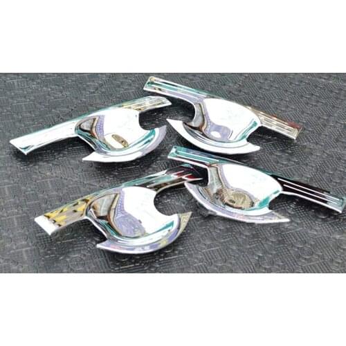 ABS Chrome Side Door Handle Bowl Cover Trim 4pcs for Ford Explorer 2011-2018