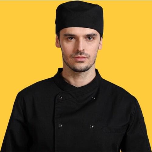 Chef Hat Cap quality waiters working hat for men and women in the kitchen fun chef toque classic flat caps free shipping