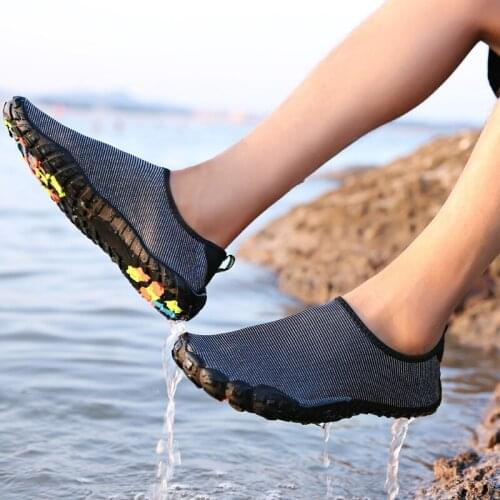 Big Size Summer Water Shoes Men Women Beach Sandals Upstream Aqua Shoes Man River Sea Slippers Diving Swimming Socks Masculino
