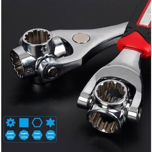 8-in-1 Multi-function Wrench Professional Universal Flexible Rotatable Wrench Home DIY Furniture Assembly Repair Accessoriers