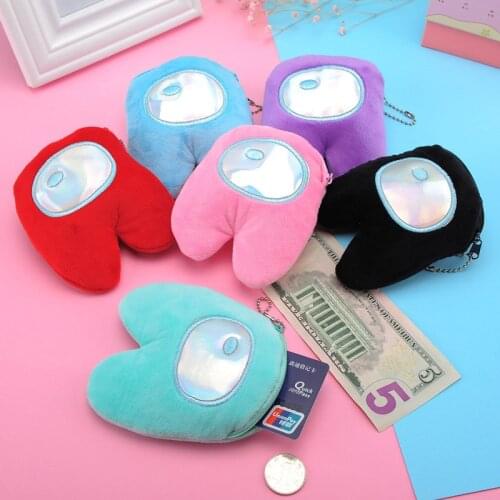 Cartoon spaceman coin purse womens mini coin purse lipstick earphone small bag key card bag zipper coin purse childrens gift