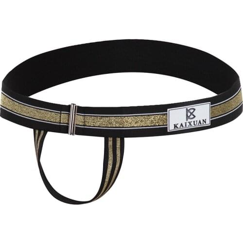 Men Enhance Pouch Jockstraps G Strings and Thongs Mens Belt Underwear Cock Ring Sexy Jock Strap Tangas Thongs