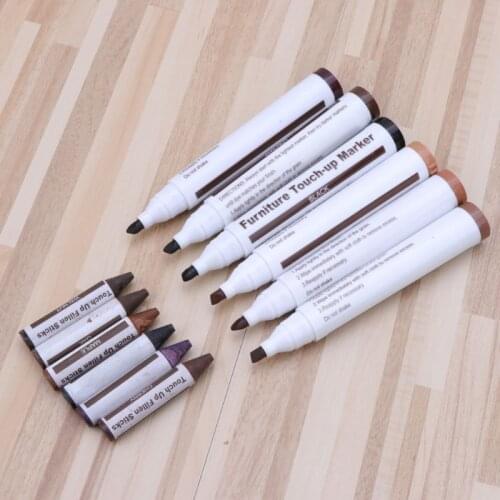 Wood Repair System Kit Filler Sticks Touch Up Marker Floor Furniture Scratch Fix
