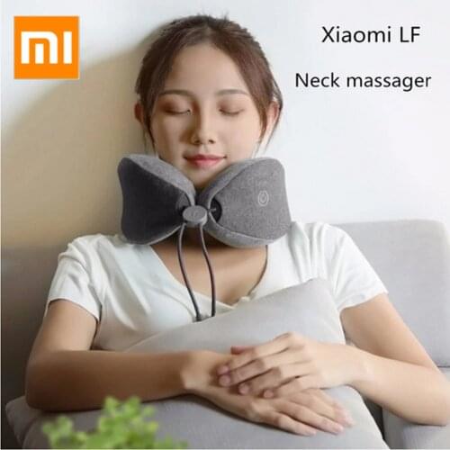 LF Neck Massage Pillow Neck Vibrating kneading neck massager pillow for office travel smart home