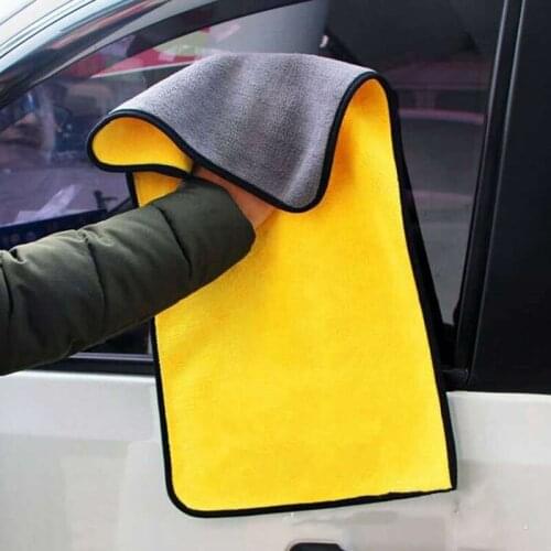 30/40/60CM Car Wash Microfiber Towel Car Cleaning Drying Cloth Hemming Car Care Cloth Detailing Car Wash Towel For Toyota