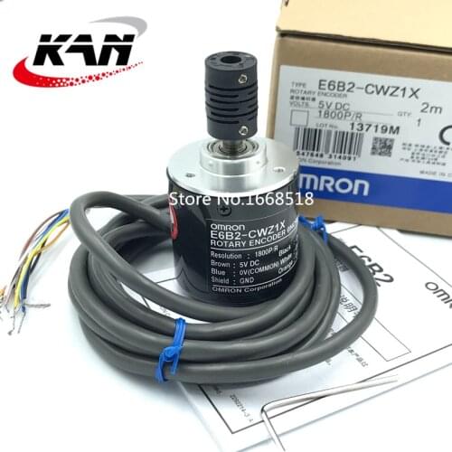 E6B2CWZ1X OMRON Rotary Encoder E6B2-CWZ1X 2500 2000 1200 1024 1000 600 500 400 360 300 200 100 60 50 40 30 20 10P/R DC5V
