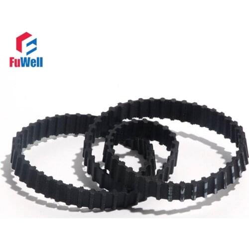 Timing Belt DXL Type 150/152/154/156/160DXL Double Teeth Transmission Belt 10mm/15mm Belt Width Closed Loop Black Rubber Belt