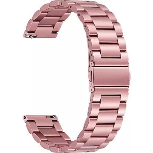 20mm 22mm Stainless Steel Strap for Huawei Watch gt GT2 42mm 46mm Band Bracelet for Samsung Galaxy 42/46mm Active 2 Amazfit bip