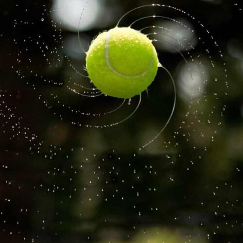 High Resilience Rubber Tennis Training Ball With Rope Durable Waterproof Practice Ball Profession Tennis Exercise Accessories