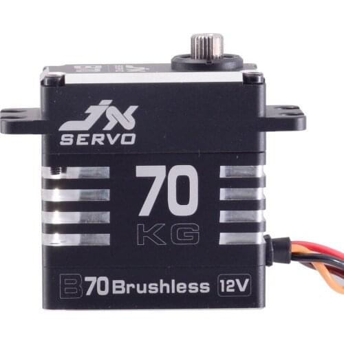 JX Servo B70 HV 12V 72KG 180 Super Brushless Large Torque Metal Gear Digital Servo For RC Racing Drone Car Truck Spare part