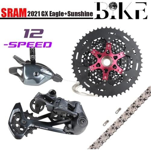 SRAM 2021 GX EAGLE 1x12 12s speed Groupset Kit Trigger Shifter Rear Derailleur Sunshine-SZ 9-50T Cassette Chain