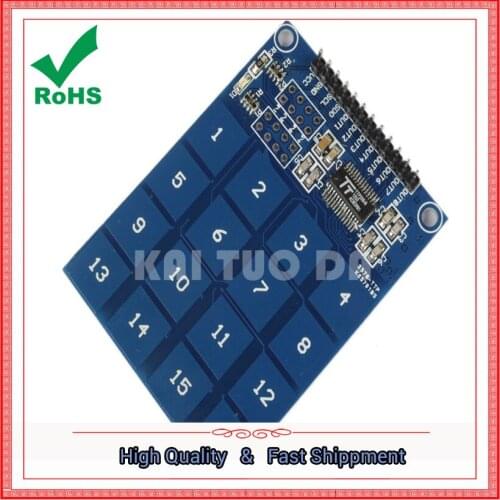 TTP229 16-channel/way capacitive touch switch digital touch sensor module board