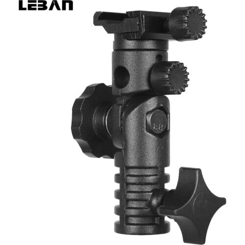 Universal Metal Hot Shoe Speedlite Bracket Hot Shoe Adapter Flash Holder and Bracket