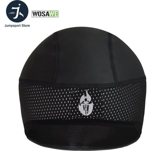 WOSAWE Cycling Cap PU Leather Water Repellent Warm Up Sports Running Skiing Hiking Fishing Windproof Ciclismo Men Winter Hat