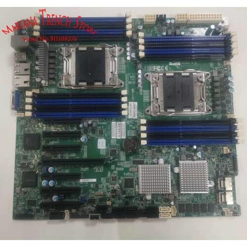 X9DRH-7F for Supermicro Server Workstation Motherboard 8x SAS2 ports from Broadcom 2208