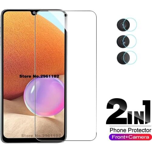 Protective glass Samsung Galaxy A32 camera lens screen protector for Samsung Galaxy a 32 a32 4g 32a full Tempered glass