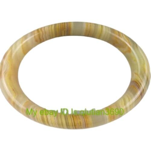 Chinese natural jades bangle bracelets 60mm diameter bracelets Woman bangle