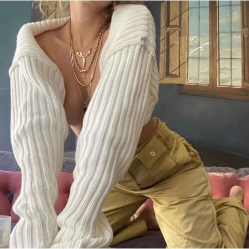 Cardigan for women Causal Solid Oversized Cardigans Autumn Winter Chic Knitted Loose Tops Korean Fashion Female Warm Coat