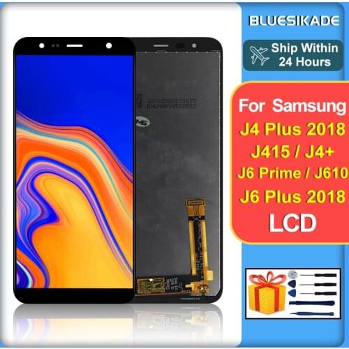 6.0" For Samsung Galaxy J4 Plus 2018 J6 Plus 2018 LCD Display Touch Screen For Samsung J610 J415 Digitizer Replacement Parts
