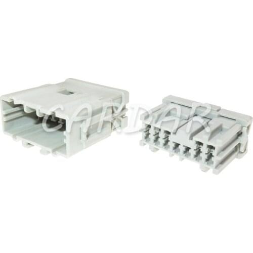 1 Set 12 Pin Gery Automotive Conenctor Electric Harness Socket For Honda CRV URV