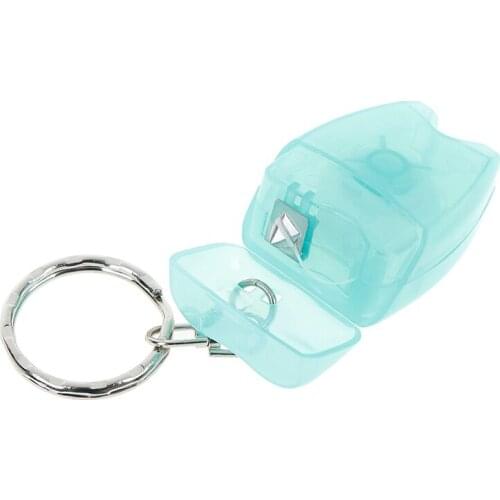 15M Portable Nylon Tooth Cleaning Dental Floss Pick Teeth Tools Oral Hygiene Dental Care With Keychain 2Pcs