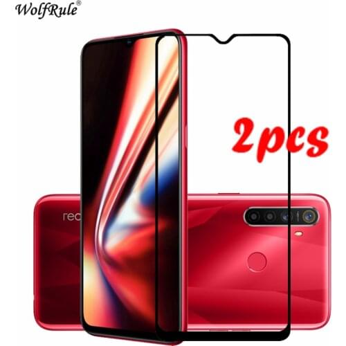 2PCS Tempered Glass For OPPO Realme 5S Glass 9H Hardness Full Glue Glass for Realme 5S Screen Protector For Realme 5S Glass 6.5