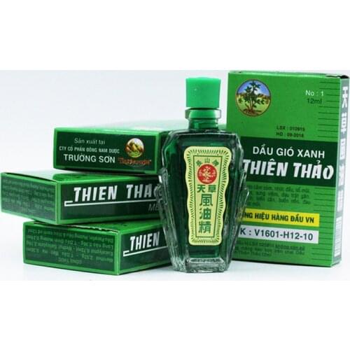 5PCS 12ml Refreshing Oil Vietnam Balm For Headache Dizziness Medicinal Oil Pain Rheumatism Abdominal Pain Fengyoujing