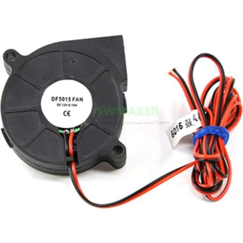 5015 Turbine DC Blower 12V/24V cooling turbofan 1000mm cable for Reprap Anet 3D printer accessories