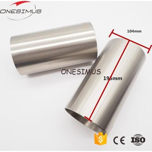98.5*104*195mm OEM ME011513 4pcs Engine Cylinder Sleeve(Crankcase) Liner for mitsubishi 4D30