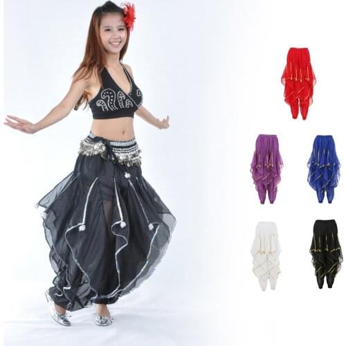 Belly Dance Harem Pants Tribal Baggy Arabic Halloween Pants Latin Costumes Party Night