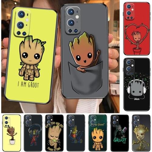 Marvel cute cartoon groot For OnePlus Nord N100 N10 5G 9 8 Pro 7 7Pro Case Phone Cover For OnePlus 7 Pro 1+7T 6T 5T 3T Case