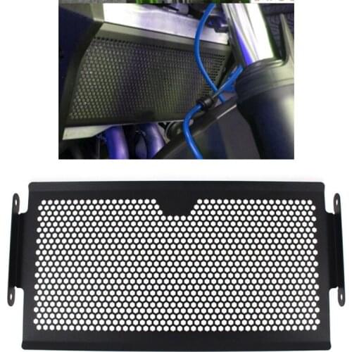 Black Motorcycle Radiator Side Guard Grill Grille Cover Protector for Yamaha MT07 MT-07 mt 07 2014 2015 2016 2017 2018 Motorbike