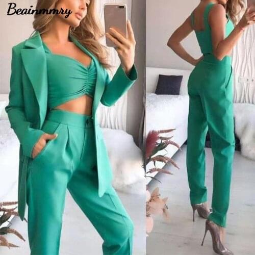 Chin.Sweety Women's Trouser Suits