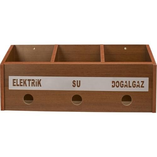 Wood Joint Billing and Mail Box 3 Color Walnut Bamboo Maple