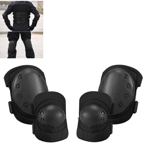 Military Knee Pad Elbow Pad Set Airsoft Knee Elbow Protective Pads Outdoor Sports Safety Guard Gear Riding Knee Protector #20