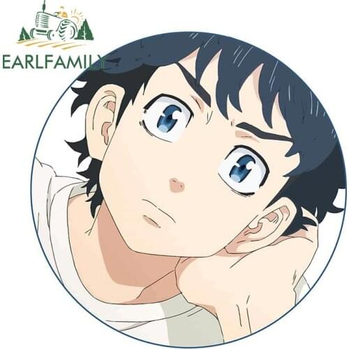 EARLFAMILY 13cm x 13cm for Tokyo Revengers Anime Catoon Car Sticker Bumper Trunk Windows Decal Car Accessories Waterproof