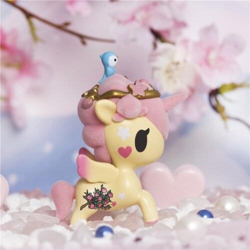 Anime Tokidoki Unicorn Family Series Original Blind Box Guess Bag Figurine Action Figure Cartoon Model Toys Desktop Collection