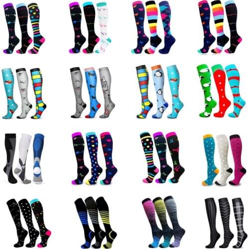Compression Stockings Dropship Running Men Women Socks Unisex Sports Socks Varicose Veins Nurse Socks Football Team Socks Pack