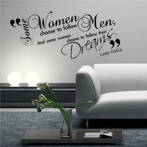 Lady Gaga Gaga Wall Quote Phrase Lounge Wall Art Sticker Quote Decal Stencil Transfer Wall Stickers Sexy beauty girl J944