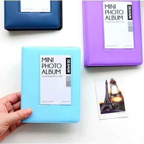 64Pockets Mini Instant Polaroid Photo Album Picture Case for Fujifilm Instax Mini Film 7s 8 25 50s 90 instax mini Polaroid album
