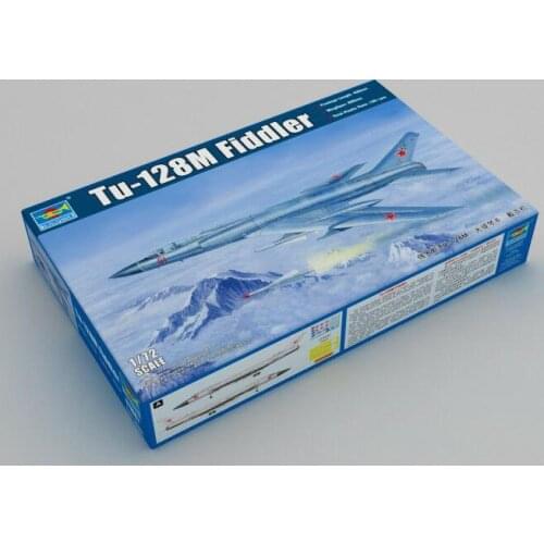 Trumpeter Model Model Kit 01687 1/72 Scale Tu-128M Fiddler Aircraft Plastic Assembly