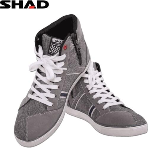 Fashion Casual SHAD Motorbike Riding Shoes Breathable Biker Boots Motorcycle Boots Street Racing Men Women Bota